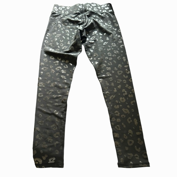 Terez girls leggings size medium foil printed black - Picture 3 of 7